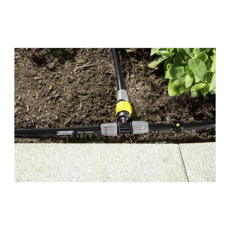 Connecteur robuste 3 voies pour arrosage - Dimensions: 27,7x16,1x2,6 cm