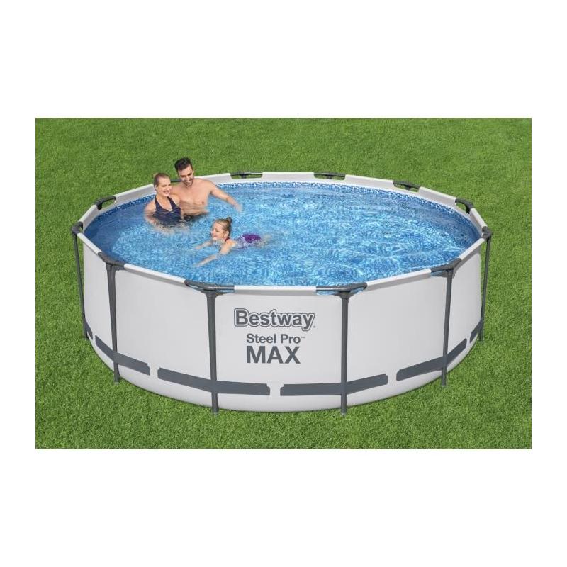 Kit Piscine tubulaire ronde BESTWAY Steel Pro Max™ - 366x100 cm