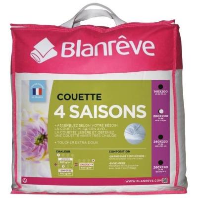 Couette 4 saisons BLANREVE - 200 x 200 cm - Blanc