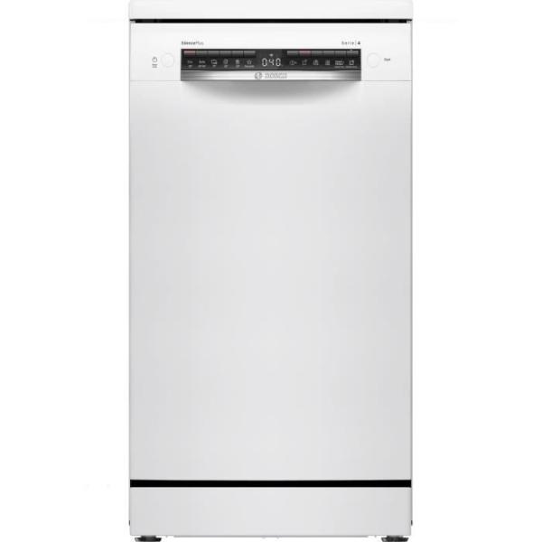Lave-vaisselle pose libre BOSCH SPS4EMW24E SER4 - 10 couverts - Induction - L45cm - 44 dB - Classe C - tiroir a couverts - Blanc