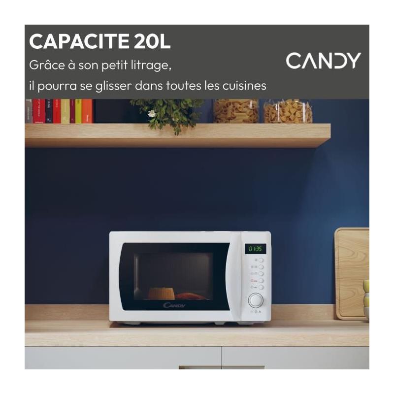 Micro-ondes Candy Idea CMWA20SDLW 700W 20L Blanc