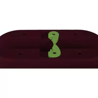 Jardinière Cavaliere Osaka 19,5 L - EDA - Rouge bourgogne - pour Balcons et Rambardes Jardinière Cavaliere Osaka 19,5 L - EDA - Rouge bourgogne - pour Balcons et Rambardes