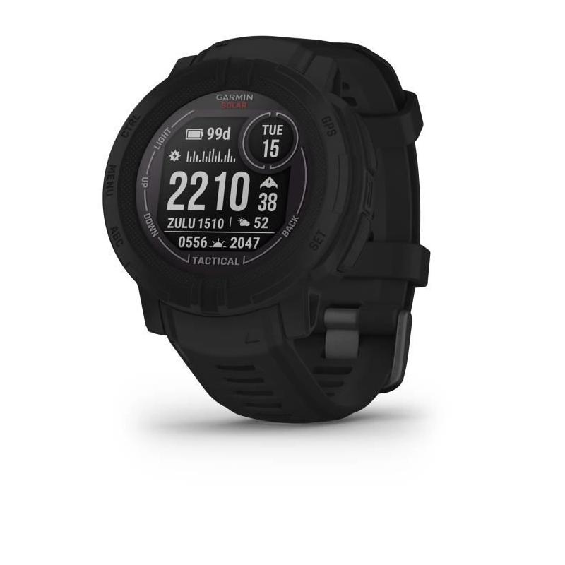 Montre connectée GARMIN Instinct 2 Solar Tactical Edition - Noir