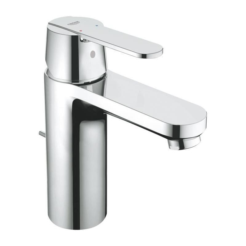Robinet lavabo GROHE Get avec tirette de vidage et mousseur économie d'eau
