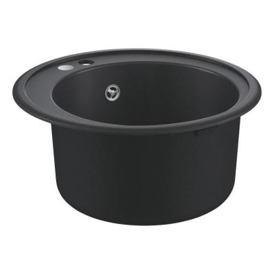 Evier GROHE K200 Noir - Design Rond - 1 bac