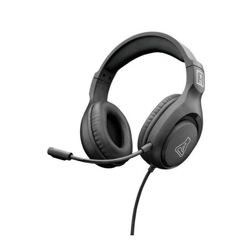 Casque Gamer Filaire The G-Lab KORP YTTRIUM - Microphone - Noir