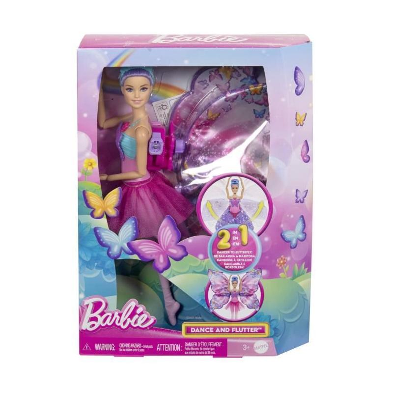 Barbie De Danseuse à Papillon : Poupée 2 en 1 HXJ10