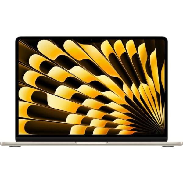 Apple - 13,6 MacBook Air M4 (2025) - RAM 24Go - Stockage 512Go - CPU 10 coeurs - GPU 10 coeurs - Lumiere Stellaire
