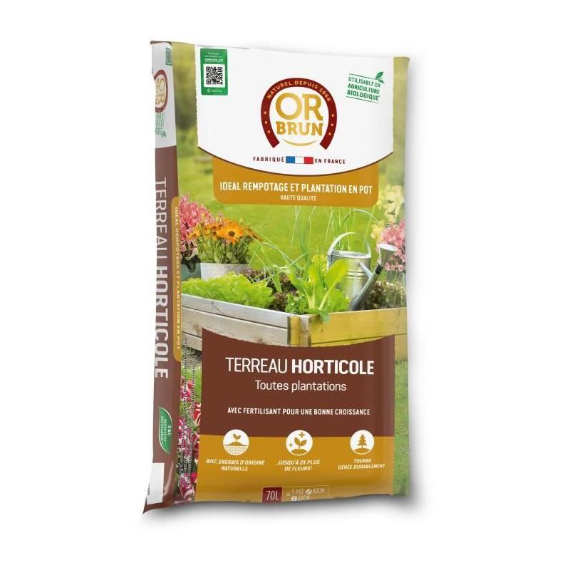 Terreau horticole de qualité supérieure - 70 L