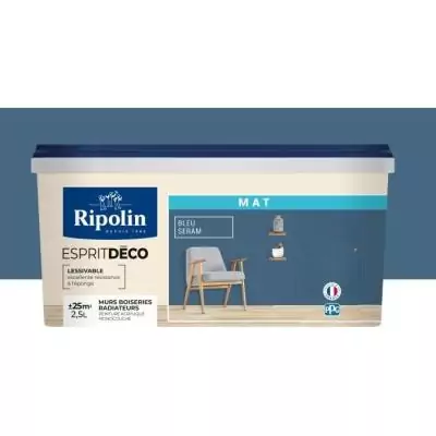 Peinture esprit déco multi-supports RIPOLIN 2,5l - Plus responsable - Made in France Peinture esprit déco multi-supports RIPOLIN 2,5l - Plus responsable - Made in France