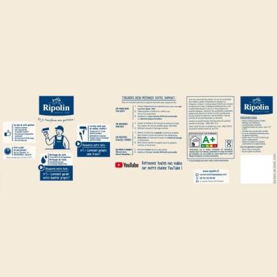 Peinture esprit déco multi-supports RIPOLIN 2,5l - Plus responsable - Made in France