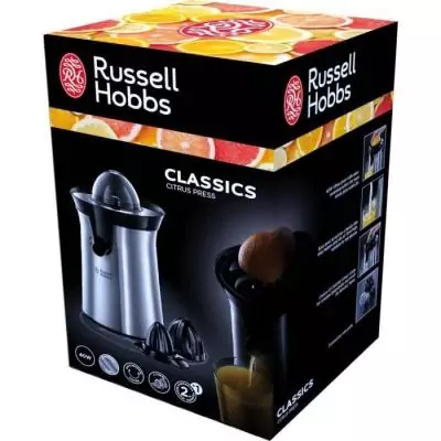 Presse-agrumes électrique Russell Hobbs 22760-56 - Jus de fruits frais en un clin d'œil! Presse-agrumes électrique Russell Hobbs 22760-56 - Jus de fruits frais en un clin d'œil!
