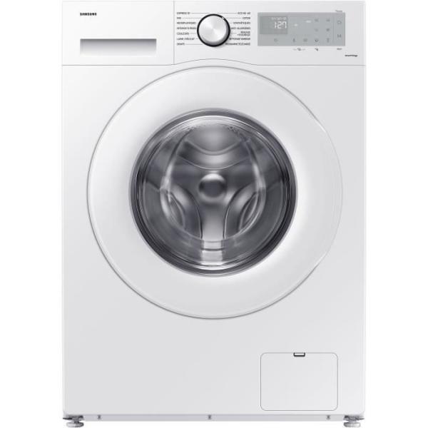Lave-linge hublot SAMSUNG Ecobubble™ WW80CGC04DTH - 8 kg - Induction - L60cm - 1400 trs/min - Classe A - Blanc