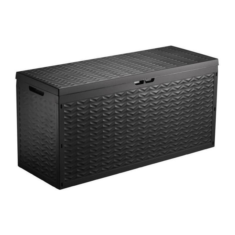 Coffre de rangement en résine 330 L - Gris anthracite