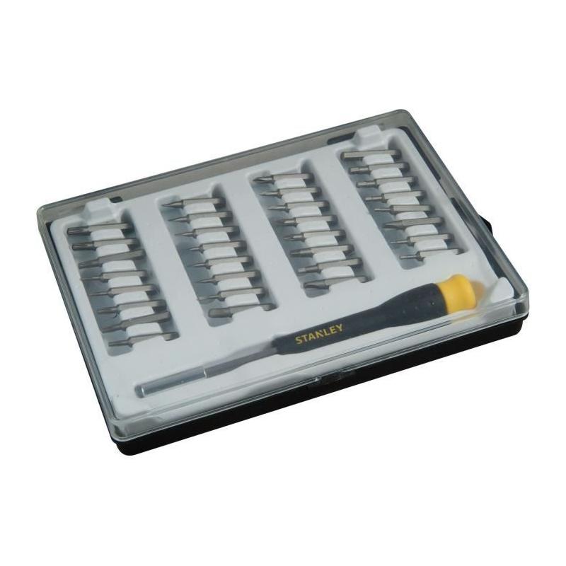 Tournevis micro embouts STANLEY - 35 pièces