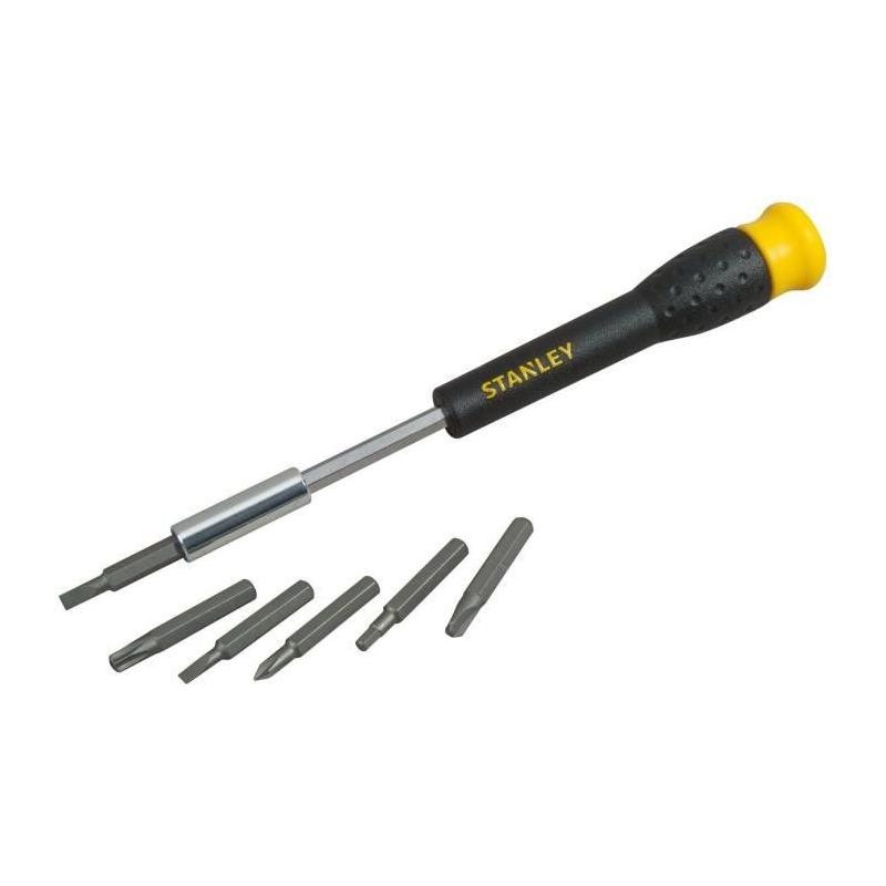 Tournevis micro embouts STANLEY - 35 pièces