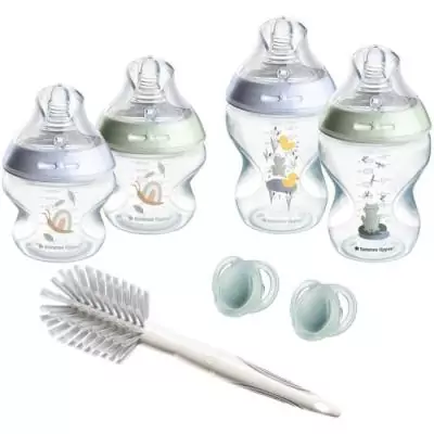 Ensemble Biberon Tommee Tippee Naissance Anti-Colique - Bleu