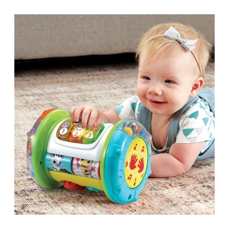 Rouleau d'activités interactif VTECH MAGI ROULEAU TAM-TAM 3 EN 1 - Blanc/Multicolore