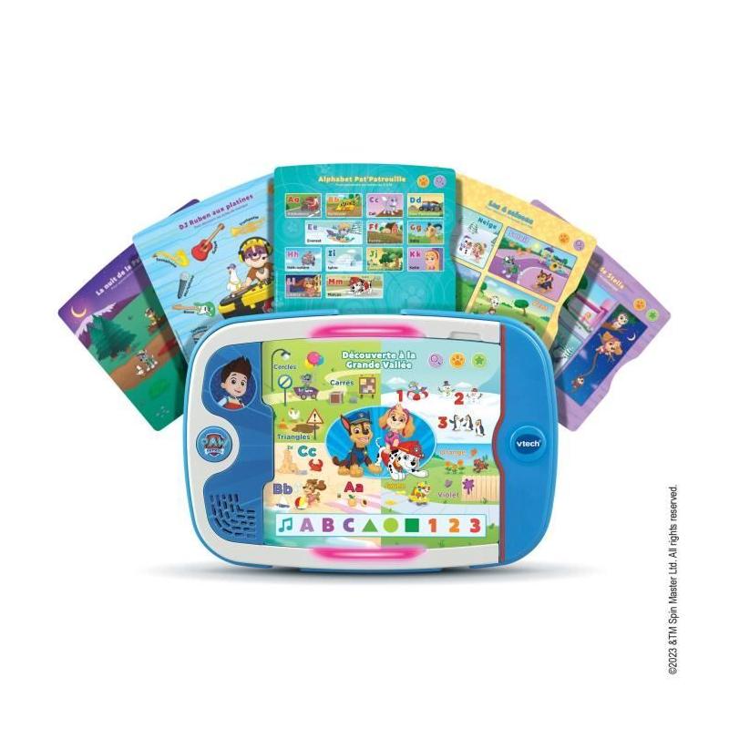 VTECH PAT PATROUILLE - TACTIPAD MISSIONS ÉDUCATIVES : Console Éducative (40x25x6 cm)