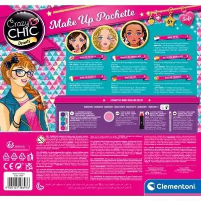 Clementoni Crazy Chic Pochette de maquillage - Make up pochette