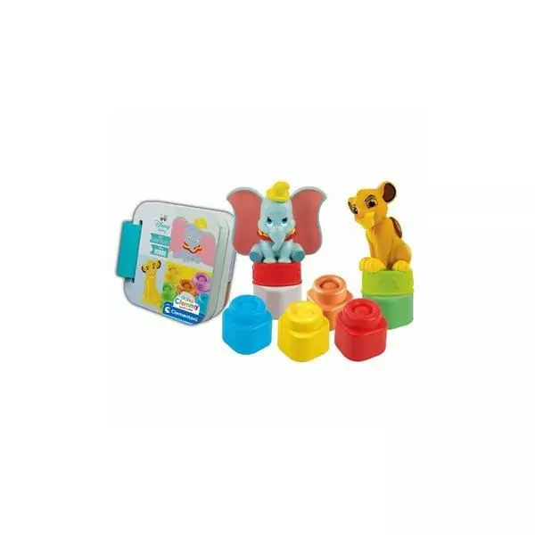 Coffret Disney Classics Clemmy - Disney Baby - Clementoni - 6 cubes - Fabriqué en Italie