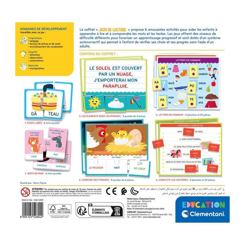 Clementoni Jeux de lecture