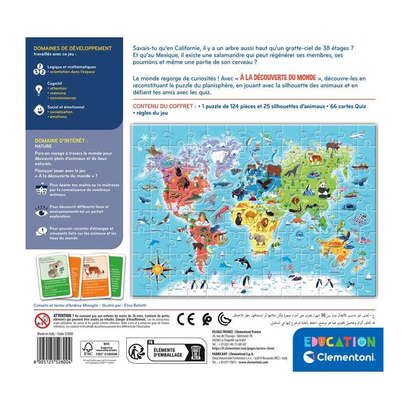 Clementoni À la découverte du monde