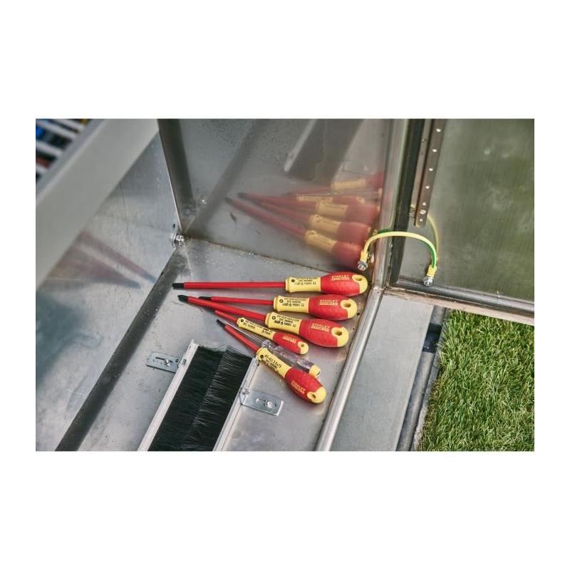 Ensemble Tournevis Isolés 1000V - STANLEY FATMAX - Pour Electricien