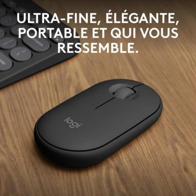 Souris Logitech Pebble Mouse 2 M350s - Légère et portable - Graphite
