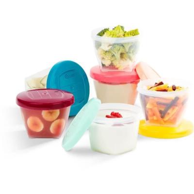Lot de 6 pots de conservation BABYMOOV Babybols 180ml sans BPA, made in France