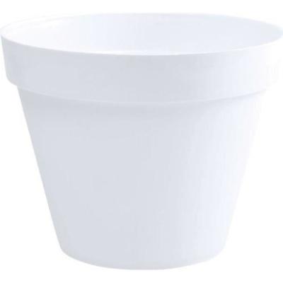 Pot de fleur rond Toscane Blanc - 76L - Made in France