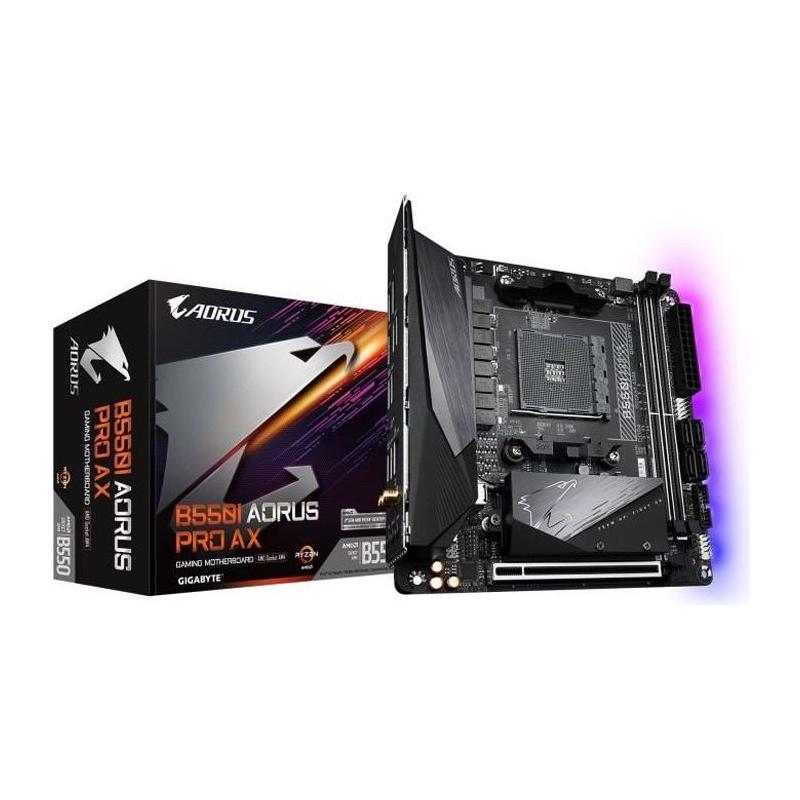 Carte mère Gigabyte B550I AORUS PRO AX - Compact et Performant
