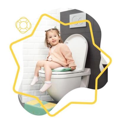 Réducteur de toilette confort Badabulle avec poignées et antidérapant
