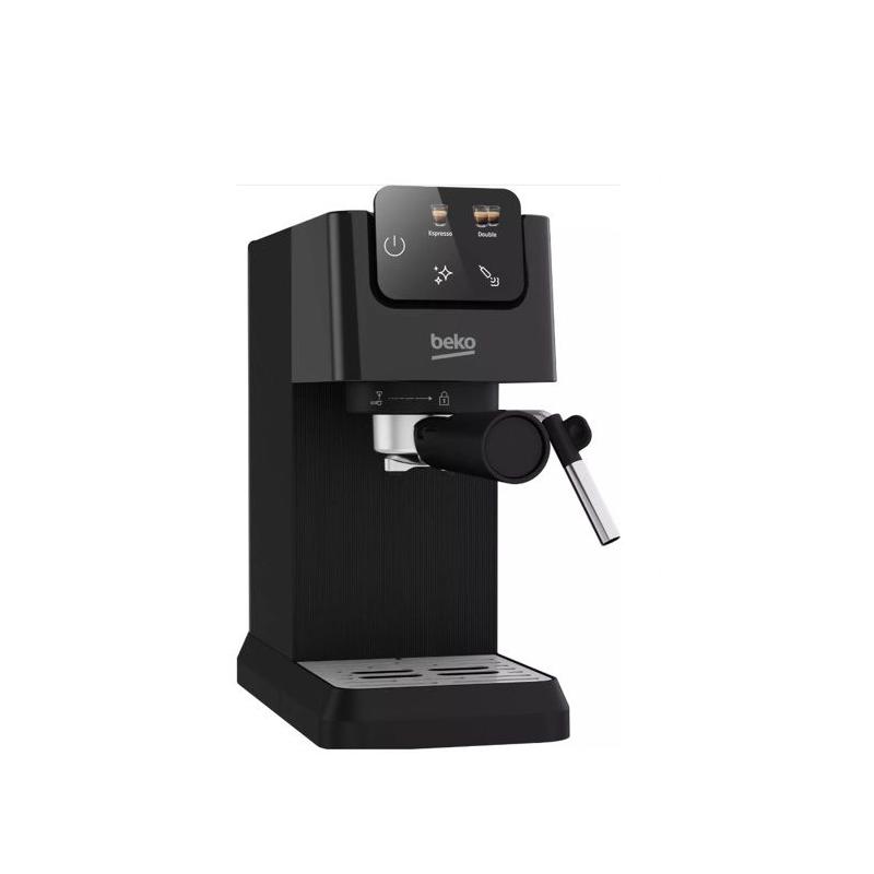Machine expresso manuelle BEKO - Noir - Puissante et compacte - 1,1 L - 1628 W