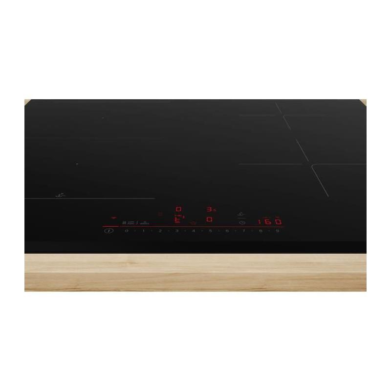 Table induction 60cm Bosch SER6 - PVS63KHC1E Noir - 4 foyers - Home Connect