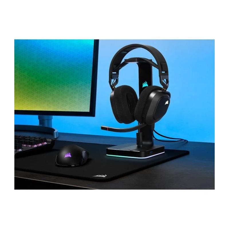 Casque sans fil HS80 RGB - Son Dolby Atmos - Technologie sans fil