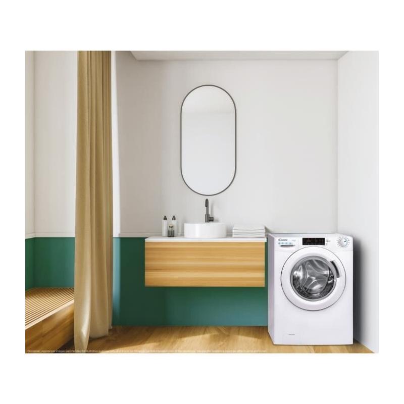 Lave-linge séchant CANDY CSW 475TWME/FR - Performant et Compact