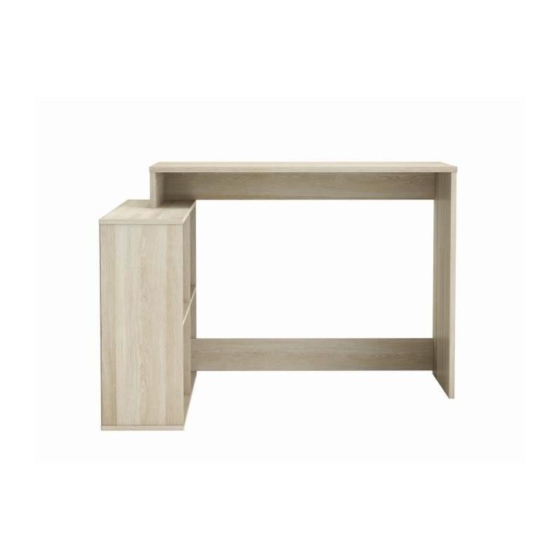 Bureau d'angle contemporain chêne Shannon - L 112 cm - Made in France