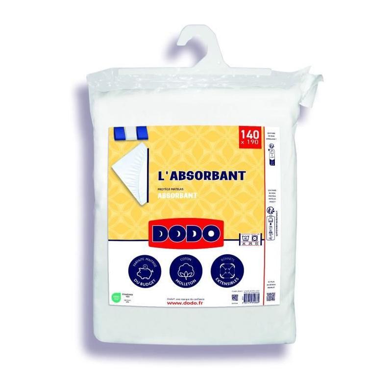 Protégez votre matelas avec ce protège-matelas absorbant - 140x190 cm - Polyester