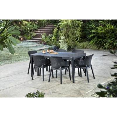 Lot de 6 Fauteuils monoblocs empilables en résine de synthèse - ALLIBERT BY KETER