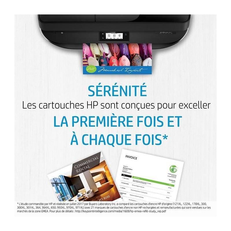 Cartouche d'encre jaune HP 913A authentique - Pour HP PageWide 377/452/477