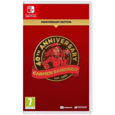 Édition 40e anniversaire de Carmen Sandiego sur Nintendo Switch