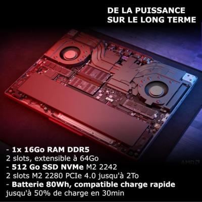 Ordinateur portable LENOVO Legion 16' QHD+ - Performances exceptionnelles