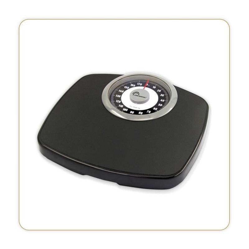 Balance Pese-personne mécanique LITTLE BALANCE 8400 Confort 180, Noir & Chrome