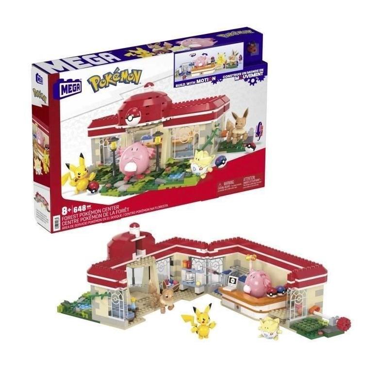 Construis ton propre univers Pokémon avec ce jeu de construction MEGA Pokémon-Centre - 648 pcs