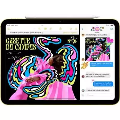 iPad A16 (2025) - 11 pouces Wi-Fi 256Go Bleu - Compact et performant