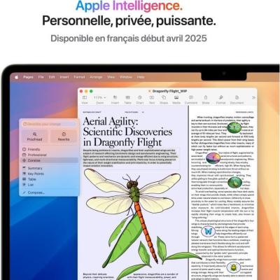 MacBook Air M4 2025: RAM 16Go, Stockage 512Go, CPU et GPU 10 coeurs - Lumiere Stellaire