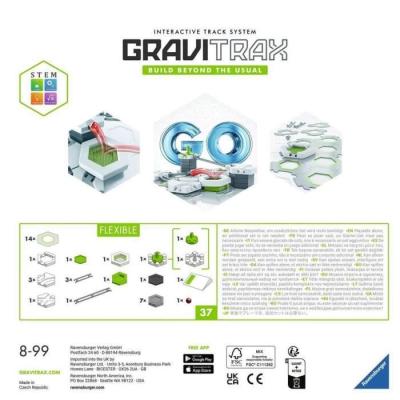Construisez des circuits de billes flexibles avec Gravitrax GO - Pour les 8 ans et plus