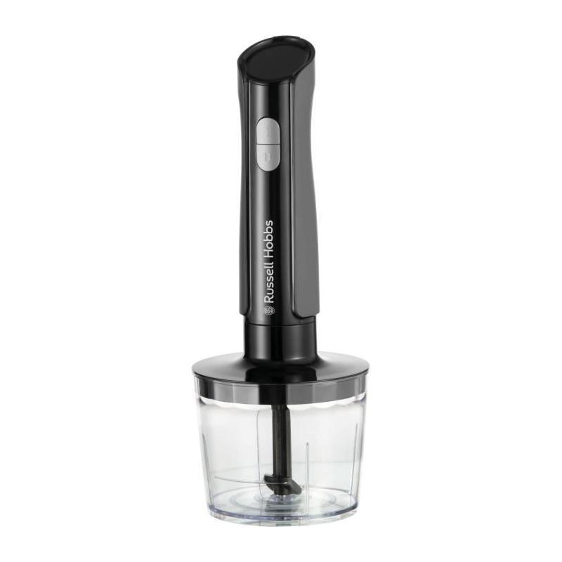 Mixeur plongeant 3 en 1 Russell Hobbs - Noir - 500W - 2 vitesses + Pulse