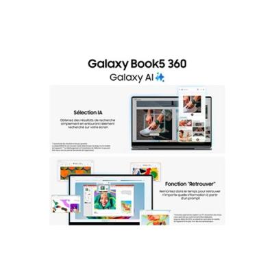 PC portable Samsung Galaxy Book5 360 - Performances Ultras - 15,6